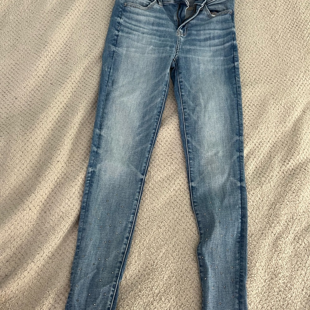 American Eagle Outfitters Light Blue Skinny Jeans